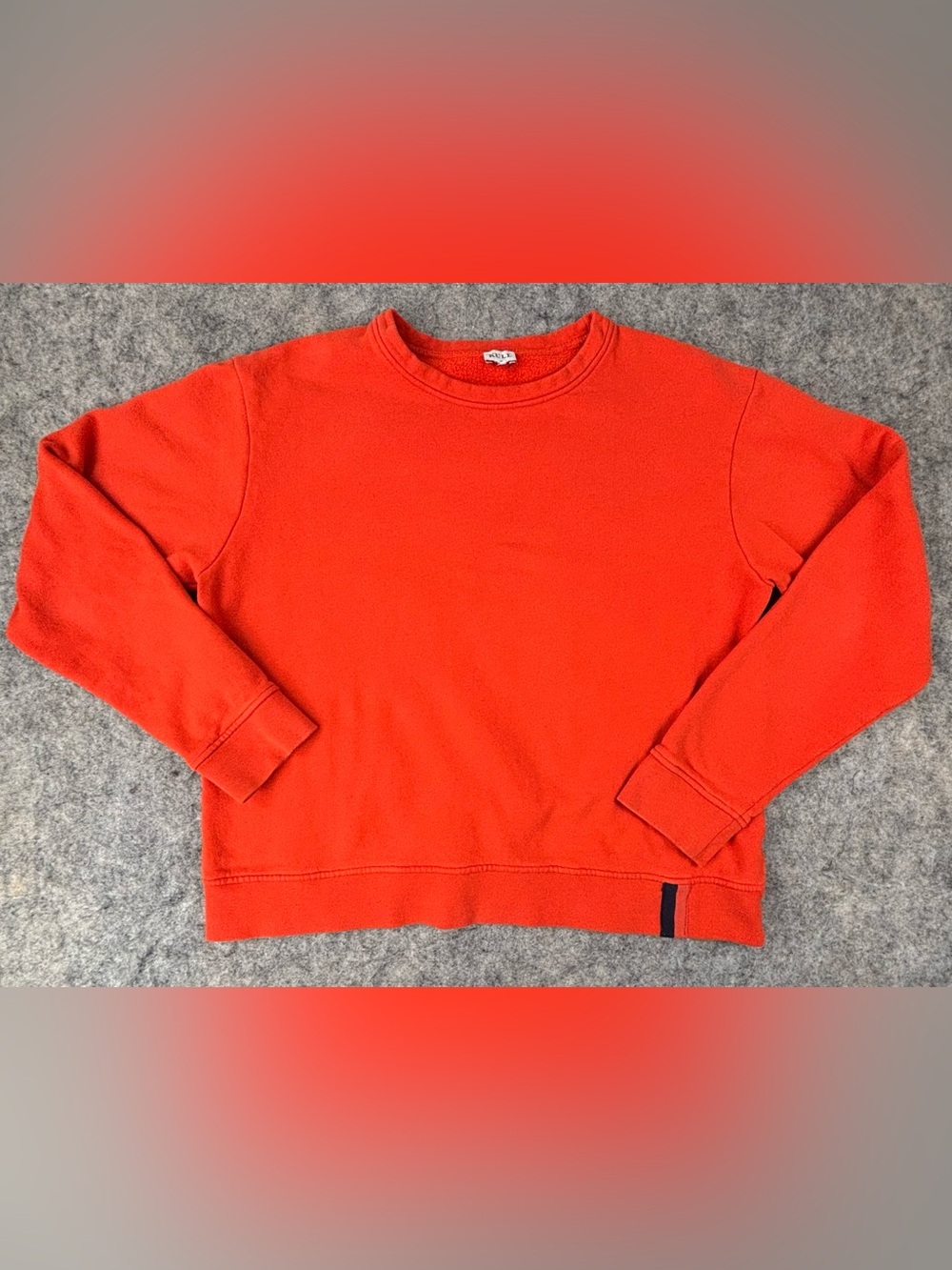 Kule | Raleigh Crew Pullover Sweatshirt | Orange | Women’s Size Medium